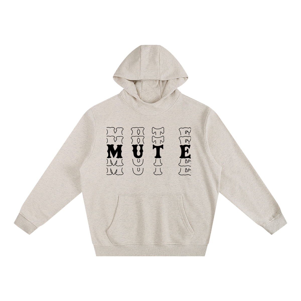Fleeced High Neck Hoodie