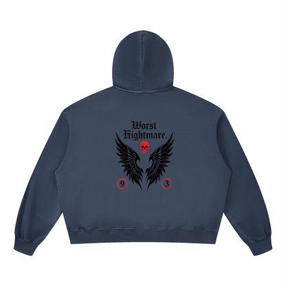 Unisex Boxy Vintage Washed Hoodie