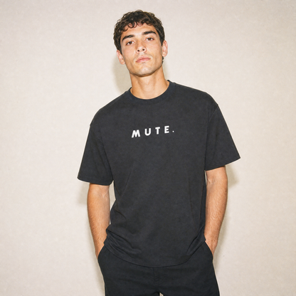 M U T E. Signature Chest Tee