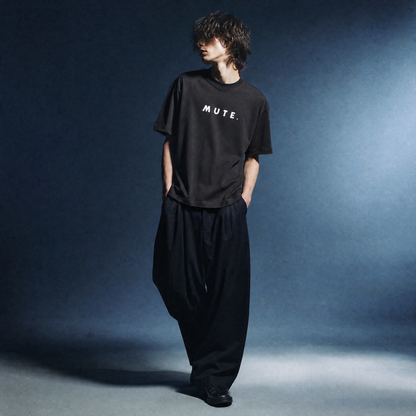 M U T E. Signature Chest Tee