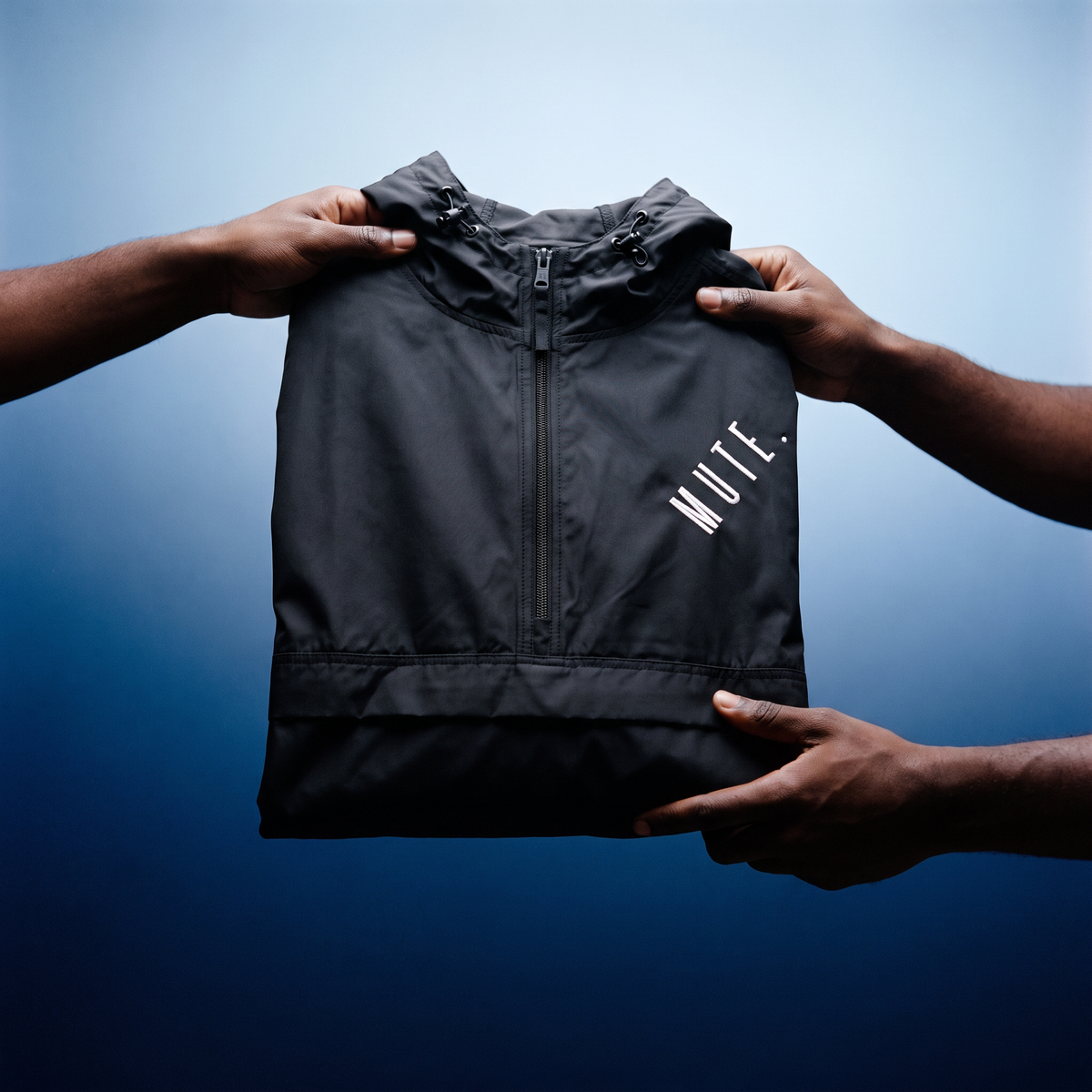 M U T E . Diagonal Lapel Technical Jacket