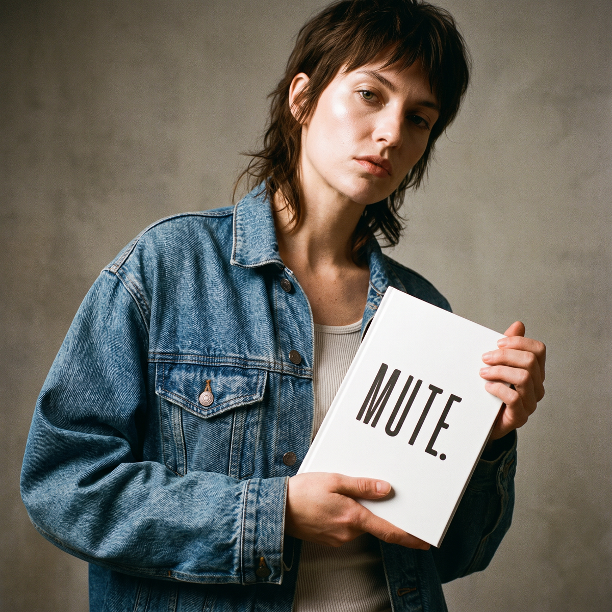 M U T E . Hardcover Journal