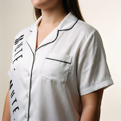 M U T E . essential Women's sleep shirt